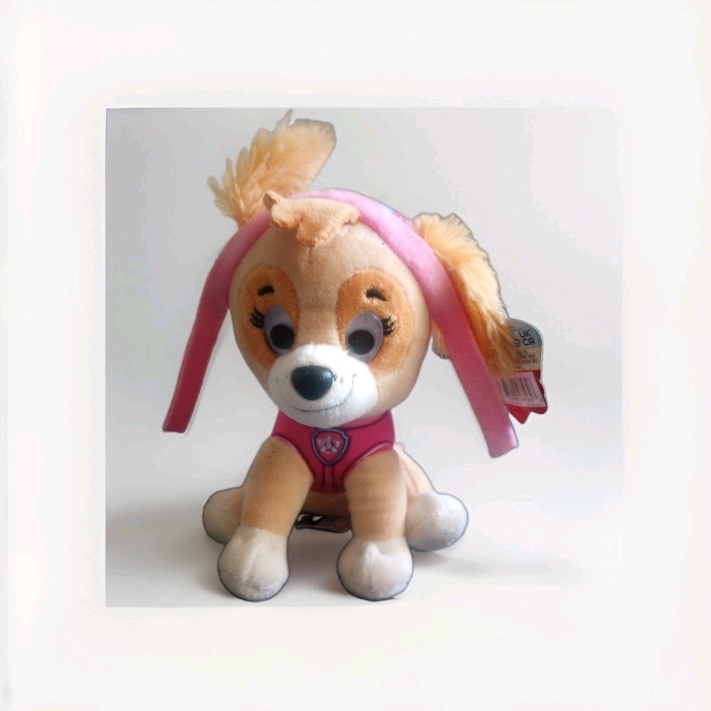 NWT Nickelodeon Paw Patrol SKYE Pink Girl Puppy Dog 6" Plush STUFFED ANIMAL Toy